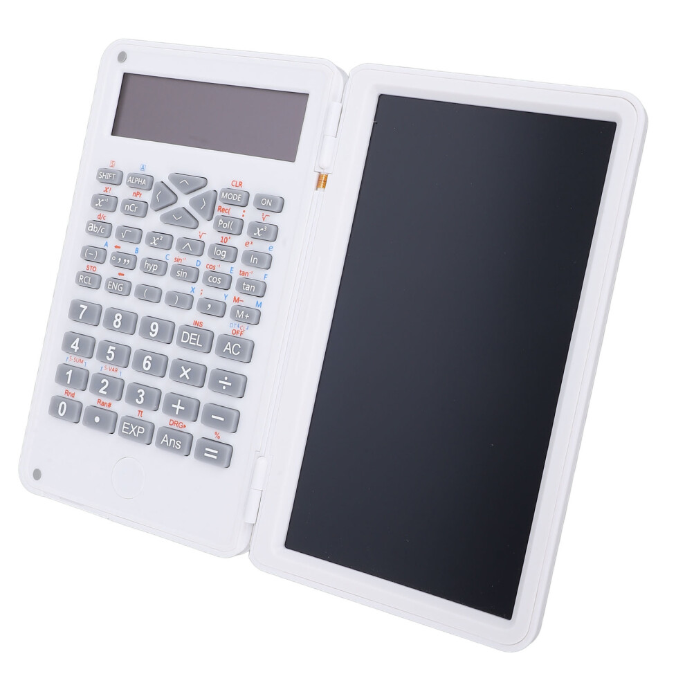 Desktop Scientific Calculator With 6 Inch Lcd Writing Tablet, Foldable, White 8251387739935