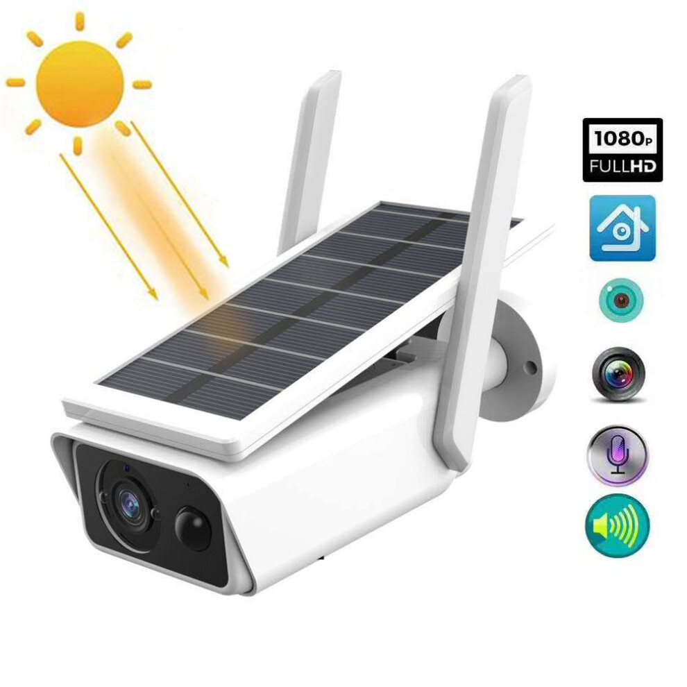 Solar-Powered Outdoor Security System For Your Home Or Business, Offering Clearer Details, Expandable Local Storage, No Monthly Fee, And Professional 9557311035319