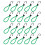 Camping Tent Elastic Rope Buckle Fixed Binding Belt Elastic Rope Hook Camping Canopy Accessories Pull Rope Green 1