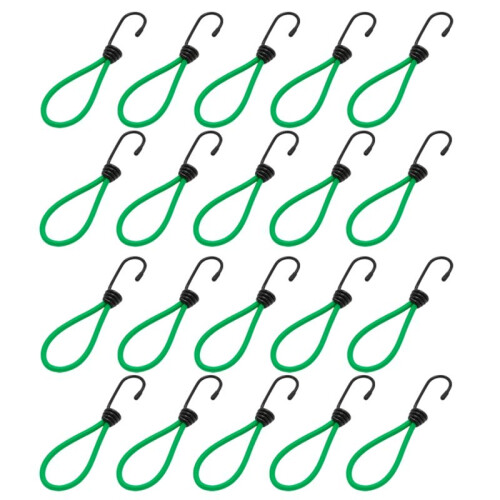Camping Tent Elastic Rope Buckle Fixed Binding Belt Elastic Rope Hook Camping Canopy Accessories Pull Rope Green