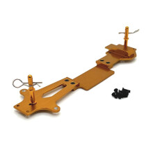 RC Auto Upgrade Tweede Verdieping Set voor  144016 144018 144001 144002 144010 RC Auto Upgrade Onderdelen Goud