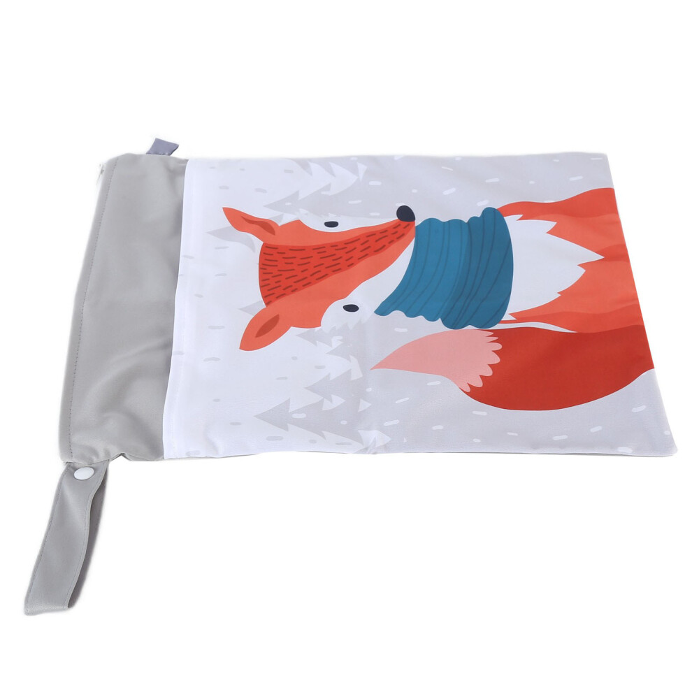Waterproof Wet Bag Washable Diaper Bag 30x40cm with Double Zipper for Travel Pool