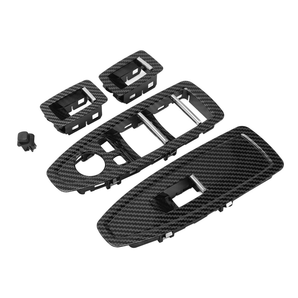 Car Switch Panel Cover For 1/3/4 Series F20 F30 F31 F36 2012-2019 Carbon Fiber 9491387740480