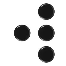 4Pcs Black Copper Home Button Protectors Phone Stickers Easy Apply
