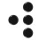 4Pcs Black Copper Home Button Protectors Phone Stickers Easy Apply 1