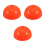 3Pièces Support Pole Agilité Base Orange Pour Football Basket ABS 5