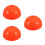 3Pièces Support Pole Agilité Base Orange Pour Football Basket ABS 6