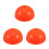 3Pièces Support Pole Agilité Base Orange Pour Football Basket ABS 8