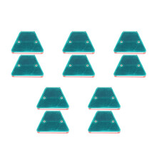 10Pcs Double-Sided Reflective Road Markers ABS Durable Driveway Signs