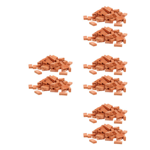 800Pcs Small Miniature Modeling Bricks Clay for DIY Dollhouse Decor