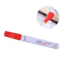 Stylo Auto Rouge Protection Rayures Sur Verre Et Bois