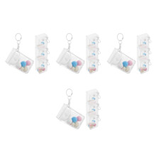 12St Heldere PVC Opbergtas Voor Figuren En Sleutelhangers
