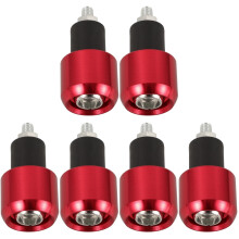 3Paren End Plugs Aluminium Rood Voor Veiligheid Bike
