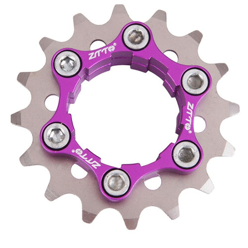 ZTTO Bicycle Flywheel Single Speed Gear 16T Single Gear Fixed Bicycle Sprocket