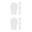 8Pcs Durable White Roller Ball Inserts for Essential Oil Bottles 10Ml 7