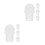 8Pcs Durable White Roller Ball Inserts for Essential Oil Bottles 10Ml 8
