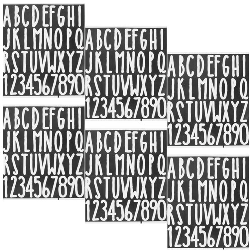 White Alphabet Letter Stickers PVC Self Adhesive for Mailbox Use 1