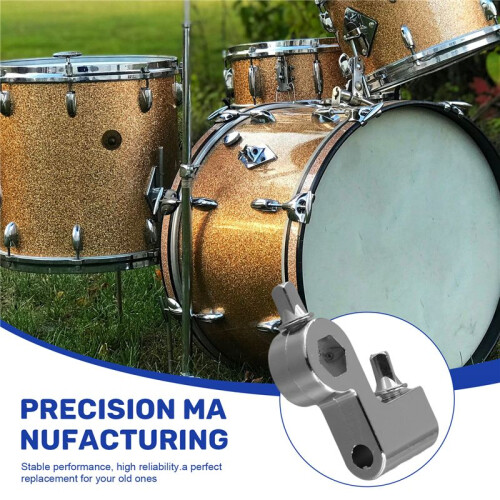 Drum Jazz Drum Single Pedal Step Hammer Mounting Assembly Parts Step Hammer Accessories Silver 2