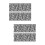 White Alphabet Letter Stickers PVC Self Adhesive for Mailbox Use 7