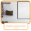 White Alphabet Letter Stickers PVC Self Adhesive for Mailbox Use 10