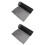 2Rolls Black Bumper Protecting Mesh Car Front Grille with Storage Box 2