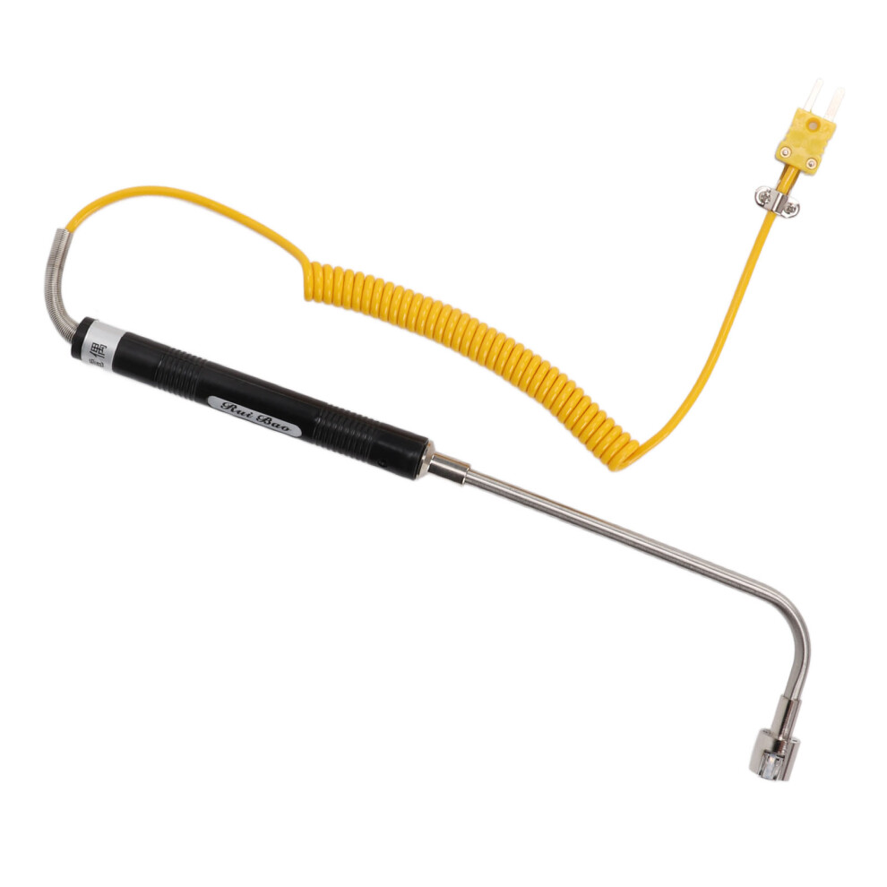 Steel K Type Thermocouple Sensor with Curved Shank High Accuracy Fast Response