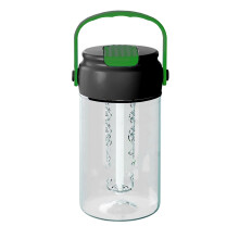 800ml Trinkflasche mit integriertem Teesieb & Griff, Süße Rosa