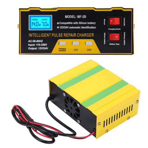 Chargeur de batterie MF-2B 180 W 12 V/24 V, compact 2