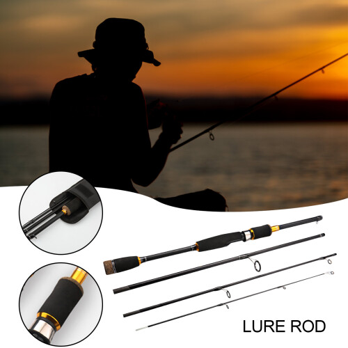 (2.1) Travel Fishing Rod with Ceramic Guide Ring