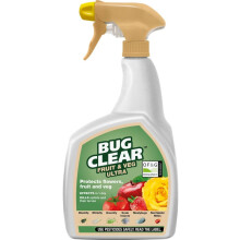 BugClear Fruit & Veg Ultra 800ml - Organic Rapeseed Oil Insecticide RTU Spray
