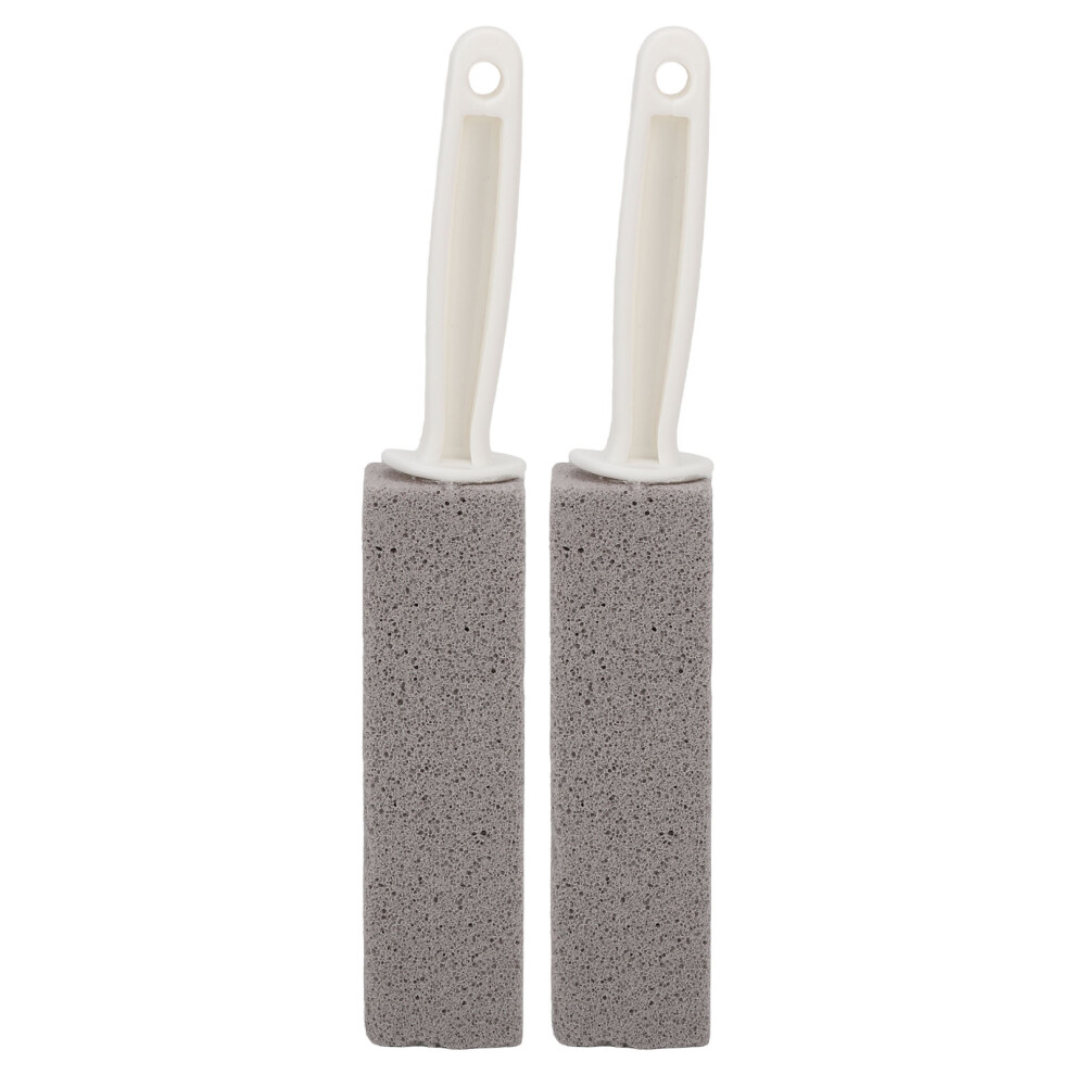 Pumice Stone Cleaning Brush, Powerfully Cleans Away Calcium Buildup And Limescale, With Ergonomic Non-Slip Handle For Bathtub And Wide Range Of