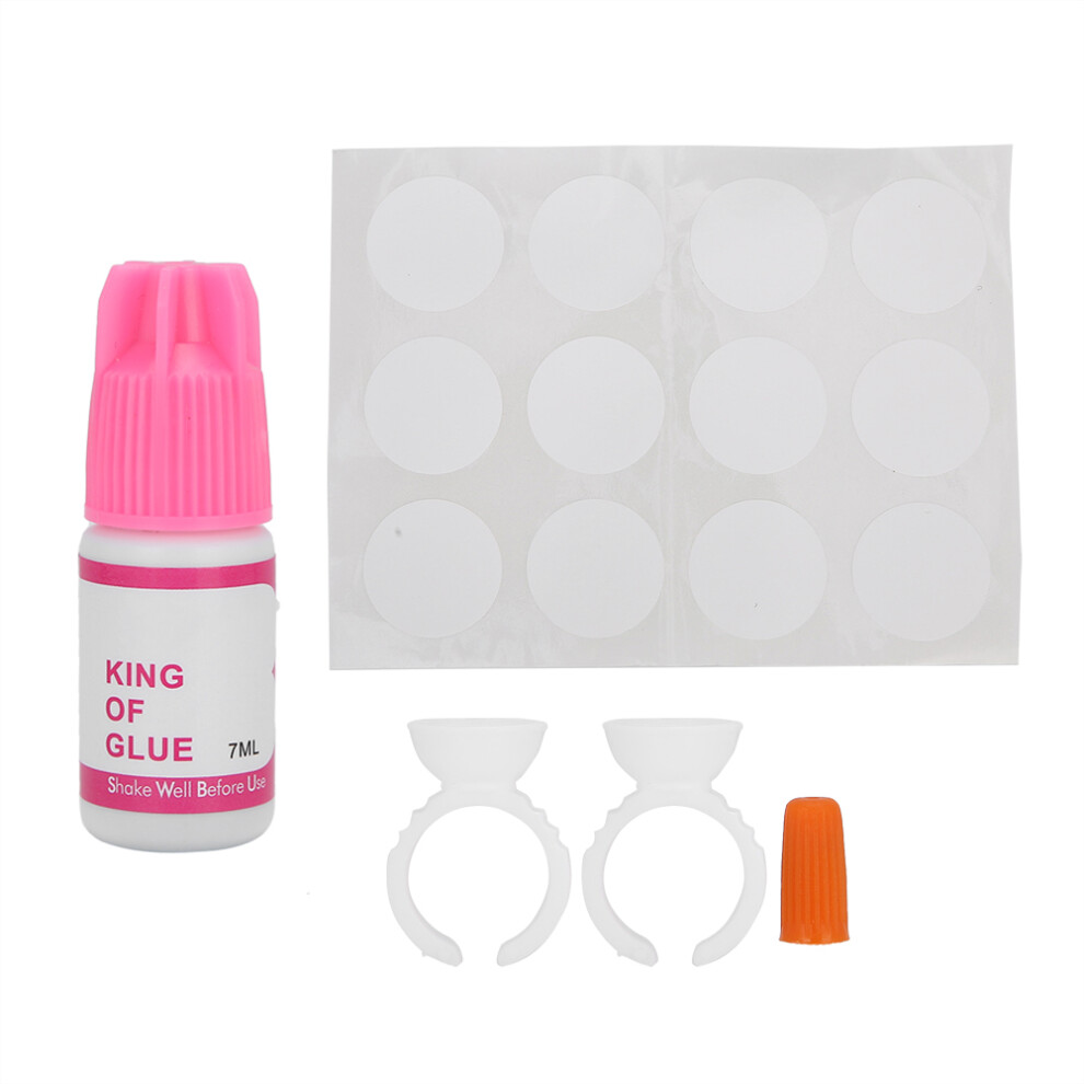 Professional Eyelash Extension Glue, Fast Drying & Non-Toxic, Waterproof Formula, For Long Lasting & Safe Adhesive, 7Ml