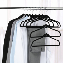 (10pcs) Velvet Hangers for Suits & Pants - Anti-Slip ABS