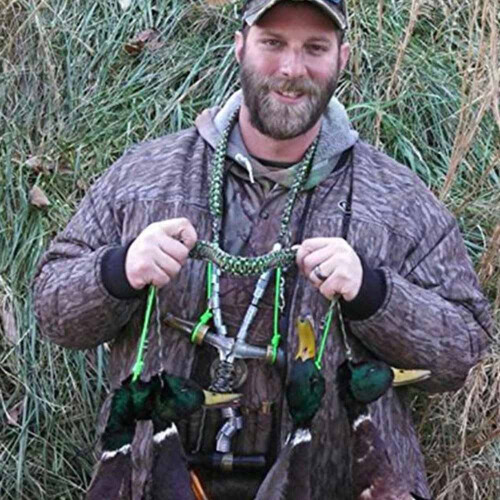 Απόλυτο αξεσουάρ κυνηγιού, κορδόνι Paracord με ρυθμιζόμενες θηλιές, ισχυρό και 1