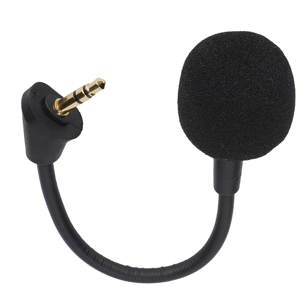 Flexible Hose Microphone Boom For Gaming Headsets, Compatible With Kingston HyperX Clarity Sound Quality Bass Enhancement