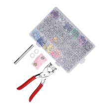 Bunte Ösen Hohl 10 mm Messing Metall Kleidungsknöpfe für Hemden & Röcke