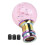 Pink Bubble Crystal Gear Shift Knob with 3 Threaded Adapters Universal Fit 7
