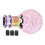 Pink Bubble Crystal Gear Shift Knob with 3 Threaded Adapters Universal Fit 9