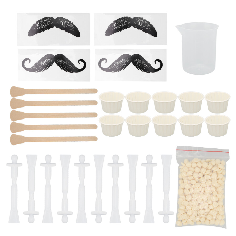 Skin-Friendly Nose Wax Kit with 50g Wax Beans & Sticks
