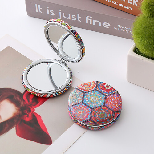 (F) Foldable Bohemia Vanity Mirror for Beauty
