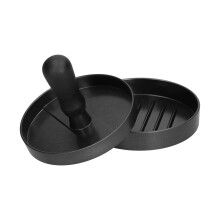 Runder Hamburger-Patties Maker Aluminiumlegierung Griff 10cm Einfaches Küchenutensil