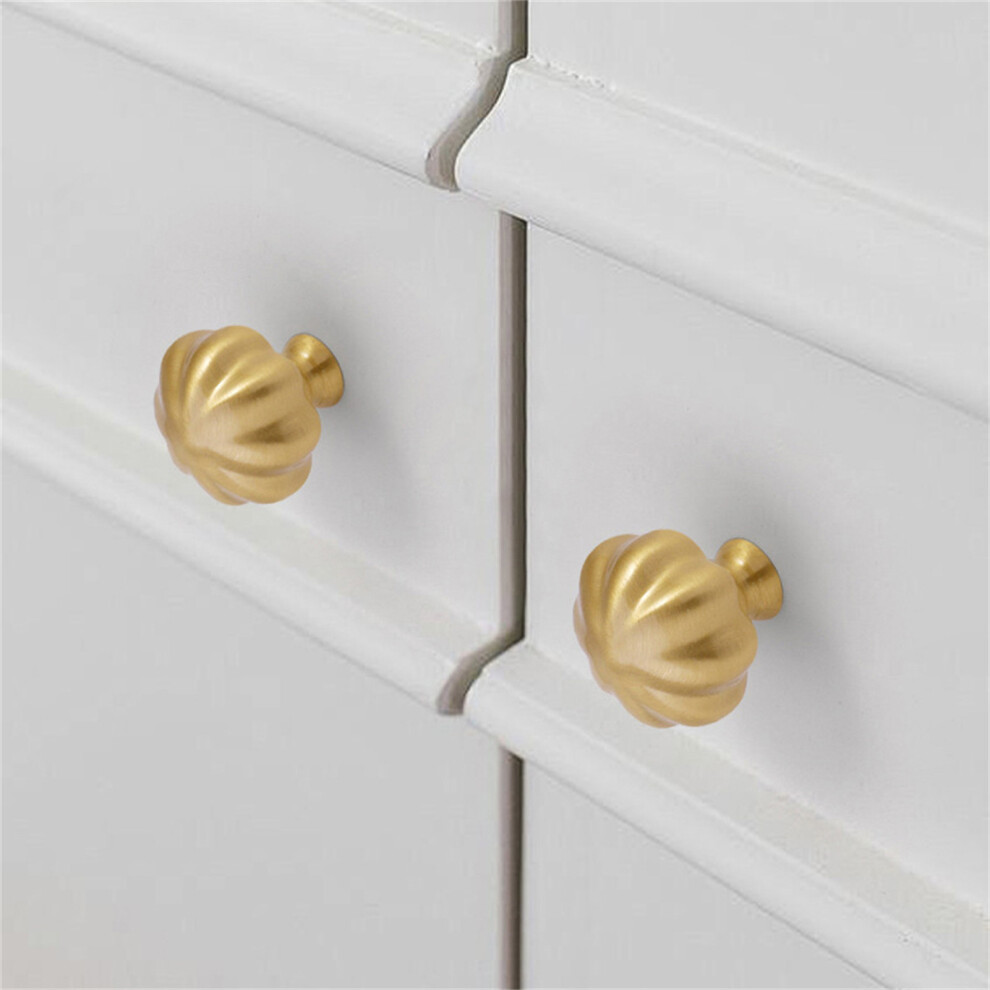 (S) Brass 96Mm Drawer Pull, Matte Gold Cabinet Knob 6461731138327