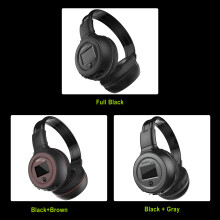 Wireless Over Ear Headphones with LED Display, 6-8H Playback, Lightweight