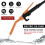 Liquid Transfer Pump Transfer Pump with Flow Control Nozzle 2.4 Gallons Portable Efficient Fuel Transfer Pump Orange 3
