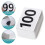 100Pcs Table Numbers 1-100,Plastic Table Numbers, Double Sided Table Number Cards for Wedding Reception Restaurant Table 4