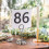 100Pcs Table Numbers 1-100,Plastic Table Numbers, Double Sided Table Number Cards for Wedding Reception Restaurant Table 6