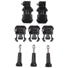 Eight in One Accessory Kit for , Buckle Clip Basic Mount, Vertical Surface Quick Mounting J-Hook Buckle Mount, Long Thumb Screw for  Hero 7