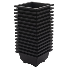 15 PCS 4.7 Inch Flower Pot, Square Plastic Bonsai Training Pot, Flower Succulent Flower Pot Container, for Garden, Interior, Home Decoration
