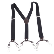 No-Slip Metal Clips Suspenders For Men, Heavy Duty Suspenders With Wide Sling Support Comfortable Durable, Elastic Straps For Business Party Formal