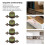 4 Zinc Alloy Cabinet Handle Set 13